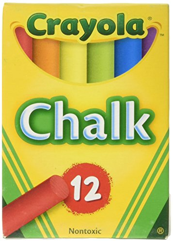 Crayola Chalk, Assorted Colors, 3 X 12 Sticks Per Box (36 Chalks)