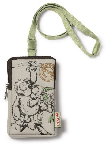 Nici 34644 - Handytäschchen Orang-Utan Polyester, 12.5 x 7.5 x 1.2 cm