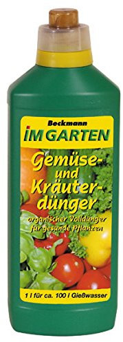 Beckmann in Vegetable and Herb Garden Fertiliser 1 Litre