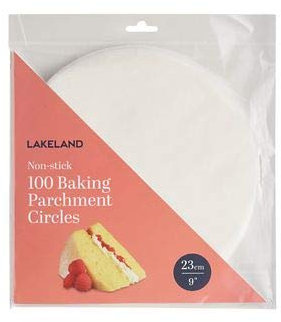 Lakeland Baking Parchment Paper Circles, 9 inches/ 23cm - Pack of 100