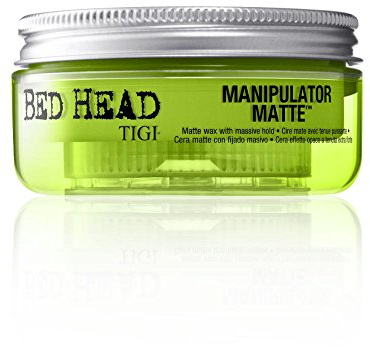 Bed Head by TIGI Manipulator Matte Hair Wax Paste – Strong Hold Styling for Short to Medium Hair, Matte Finish, Texture and Definition, Tropical Scent
