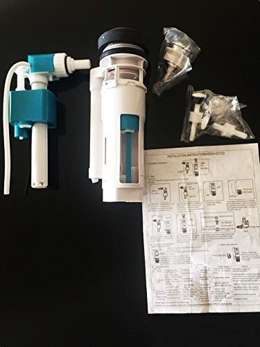Spülkasten Ablaufventil+Füllventil,Druckknopf,Spülkasten Ventile Wc Zubehör,