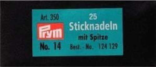 Prym Consumer Sticknadeln, Silber, Nr.14, 60 x 1,9 mm, 25 Stück