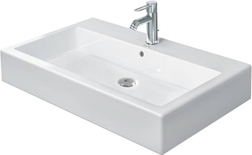Duravit Waschbecken Vero Breite 50cm 3 Hahnlöcher!!, weiß WonderGliss 4545000301, 4545000301
