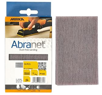 Mirka Abranet slipband 81x133 mm korn P120 10 st kardborre