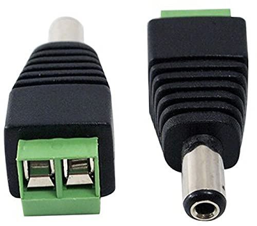 2.1mm DC Jack Adaptor with Screw Terminals (RG59+2)