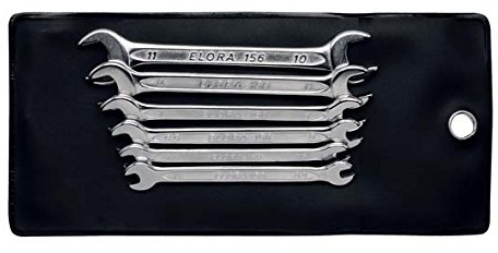 Elora Mini-Doppelmaulschlüssel-Satz, 5-teilig, 8-0 BA, 156S 5BA