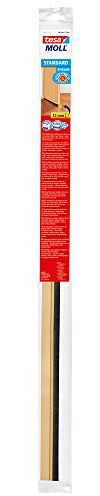 TESA H0543303 05433-00103-00 Sas 543300103 Besen mit der Isolierung für Türblatt-1 m x 37 mm x 12 mm, Beige, 1m x 37mm