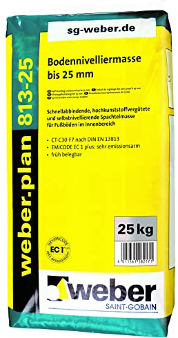weber.plan 813-25, 25kg - Bodennivelliermasse bis 25 mm