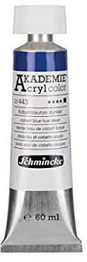 Schmincke AKADEMIE Acryl color Kobaltblauton in 60 ml-Tube, 23 443 011