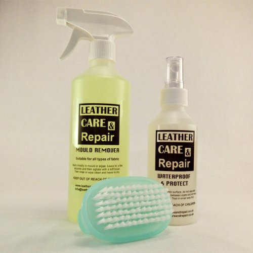Leather Care & Repair Mould Cleaner & Protect Kit - Convertible Canvas Hood/Soft Top Fabric Roof