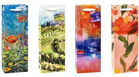 TSI 86287 12 TSI Fine Arts, cadeaux, Taille : bouteille Grand Sac cadeau (36 x 12 x 8 cm)