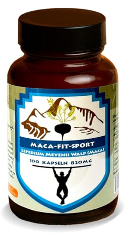 Maca Fit Black100 Kapseln mit reines schwarzes Maca Wurzel plus L-Arginin | Schwarzes Maca plus L-Arginin