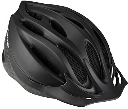 FISCHER Erwachsene Fahrradhelm, Radhelm, Cityhelm Shadow, L/XL, 58-61cm, schwarz, mit beleuchtetem Innenring-System