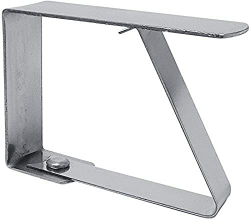 Fackelmann Mesa sujetamanteles 5,3 x 3,7 cm 4 Pieza de Acero Inoxidable, Plata, 12 x 11,5 x 1.2 cm, 61502