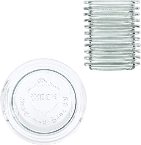 Weck WSK Deckel 60mm für Einmachgläser 80ml 140ml 160ml 220ml 12 Stück