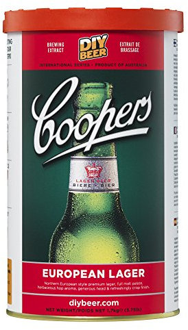 Coopers 924 European Lager Homebrewing Hopped Malt Extract Beverages