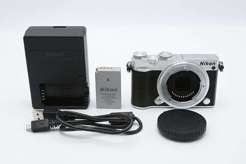 Nikon 1 J5 Appareil photo numérique sans miroir (corps argenté uniquement) (modèle international)