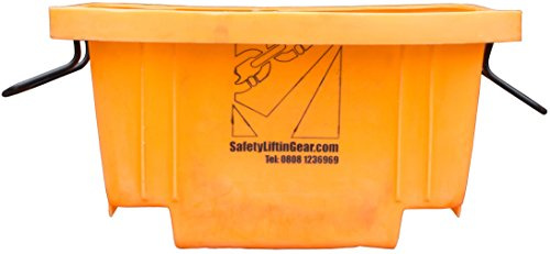 LiftinGear Heavy Duty Builders 250ltr Crane/Forklift Mortar Tub 500kg WLL