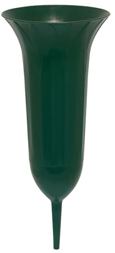 geli Thermo Plastic Grabvase 26 cm dunkelgrün