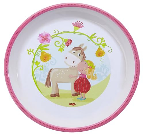 HABA Kinderteller Vicki & Pirli – Kunststoffteller & Kinderteller ab 3 Jahren