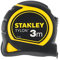 STANLEY Flexómetro Tylon de 3 m, Cinta Métrica, Cinta de Acero Resistente, Revestimiento Duradero Tylon (aumenta en 50% durabilidad), Diseño Compacto Ergonómico, 0-30-687