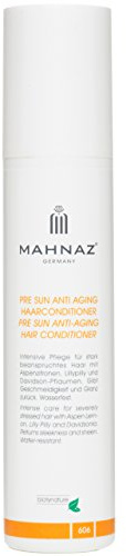 MAHNAZ Pre Sun Anti Aging Haarconditioner 200 ml | Sprühconditioner ohne Ausspülen für sonnenbeanspruchtes und strapaziertes Haar
