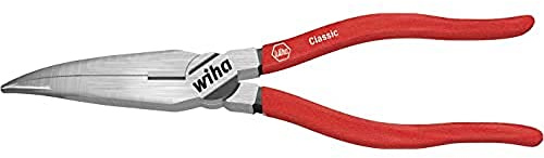 Wiha Flachrundzange Classic mit Schneide gebogene Form, ca. 40° in Blister (27343) 200 mm