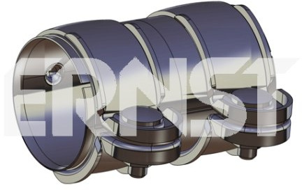 Rohrverbinder Doppelschelle Schelle Verbinder original ERNST (202428) à˜: 65mm