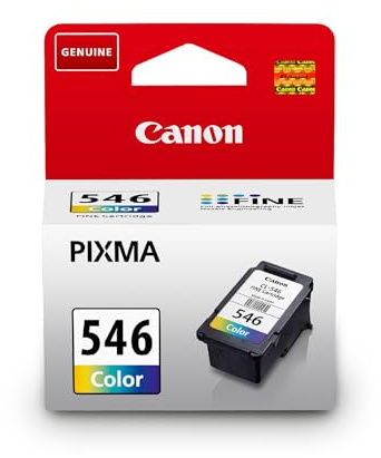 Canon CL-546 Cartucho tinta original Tricolor para Impresora de Inyeccion de tinta, Cian / Magenta / Amarillo, Estandar