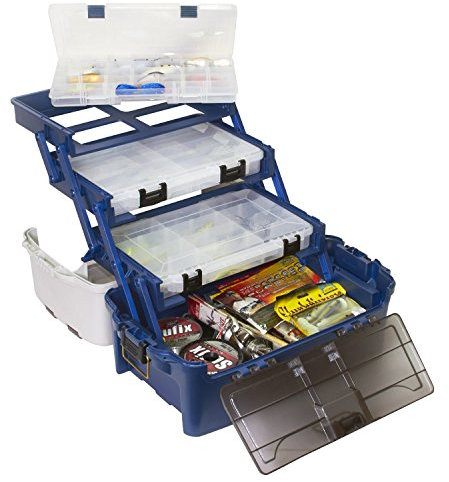 Plano Tackle Systems Hybrid Hip 3 Aufbewahrungsbox 3113701, Beige/Blau