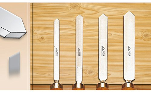 Stubai 592630 Ciseau à Façonner Pointu sans Manche, Argent, 30 mm