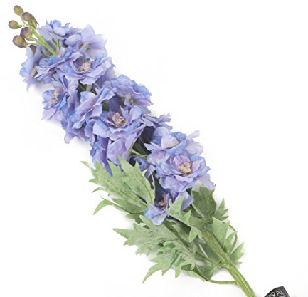 Floral Elegance F089PUL - Dauphinelle artificielle mauve de 105 cm