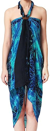 Ciffre Ca 60 Modelle Sarong Pareo Wickelrock Strandtuch Tuch Wickeltuch Handtuch Bunte Sommer Muster Set Gratis Schnalle Schließe