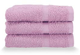 Gabel Gästetuch, Frottee, aus Reiner Baumwolle, hydrophil, 40 x 60 cm, Alpenveilchen, 3-teiliges Set