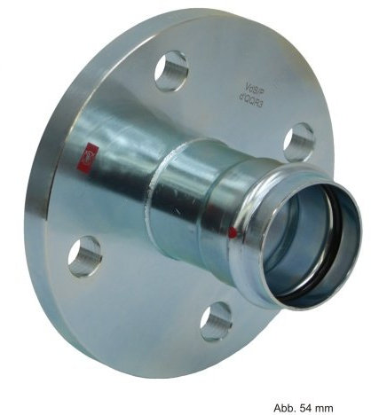 Viega 1159 – Flansch Prestabo 1159 DN50 Durchmesser 54 mm Stahl