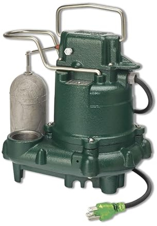 Zoeller M63 Premium Series 5 anni di garanzia Mighty-Mate pompa sommergibile pozzetto, 1/3 Hp