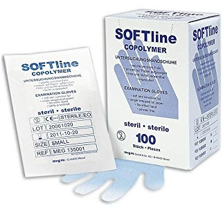 SOFT line Copolymer Handschuhe steril 100 Stück Gr. S