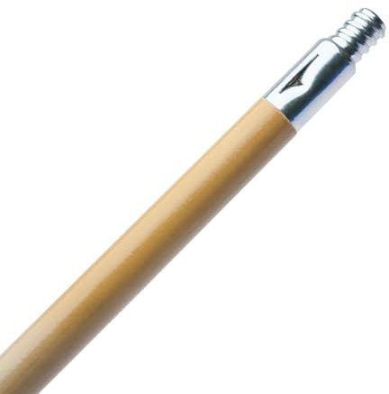 Nanoskin Professional Long-Reach 60-Inch Hardwood Handle with Universal Threaded Die-Cast Tip for Professional Cleaning, Auto Detailing, Industrial Use - Compatible with 85-671 & 85-673 Brush Heads
