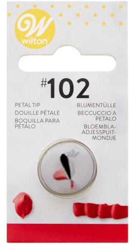 Wilton Petal Tip, 102 Carded, Stainless Steel, Steel 418-102