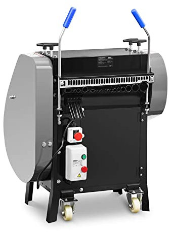 MSW Abisoliermaschine 2200 W 21 Einschübe Schnittgeschwindigkeit 23 m/min für Kupfer-, Aluminium- und Flachkabel bis 40 mm Abisoliergerät Kabelschälmaschine Abisolierer Kabel-Abisolierwerkzeug