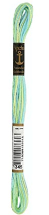 Anchor Sticktwist 4615000-01345 multicolor Stickgarn, 100 % Baumwolle