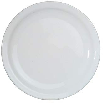 Arcoroc ARC 57974 Hôteliére Teller flach, 19.5cm, Glas, weiß, 6 Stück