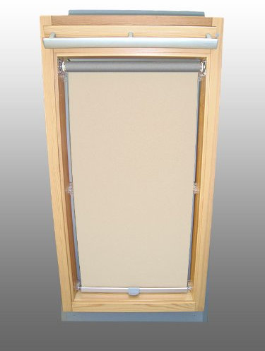 Abdunkelungsrollo Rollo Thermo creme für Velux DKL/RHL-EP GGL,GPL,GHL,GTL,GXL,GDL 306 ALU