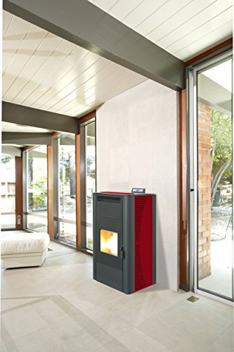 STUFA PELLET IDRO KW24 BORDEAUX