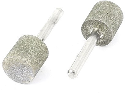sourcing map 6 mm Schaft 20 mm Zylinderkopf Schleifstifte-Bit, 2 Stück de