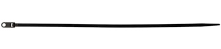 Install Bay BMCT11 Black Mount Cable Tie 11-Inch, 50-Pound (100-Pack)