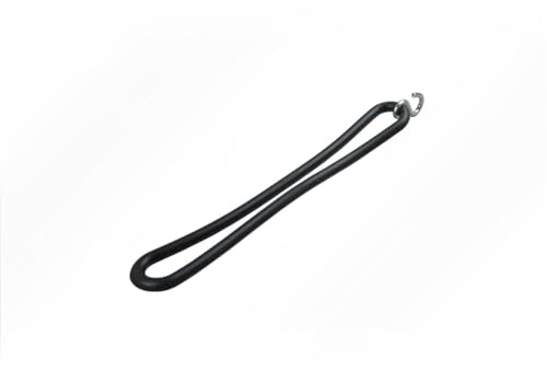 LYSEL Gummispannringe mit S-Haken EPDM schwarz, (L) 400mm in schwarz (10 Stück)