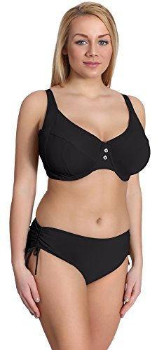 Merry Style Completo Bikini Donna P608-30MIX (Nero, EU(Coppa 75 D / 38)=IT(2D/44))