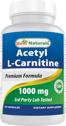 Best Naturals Acetyl L-Carnitine 1000 mg 60 Capsules